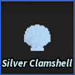 Silver Clamshell